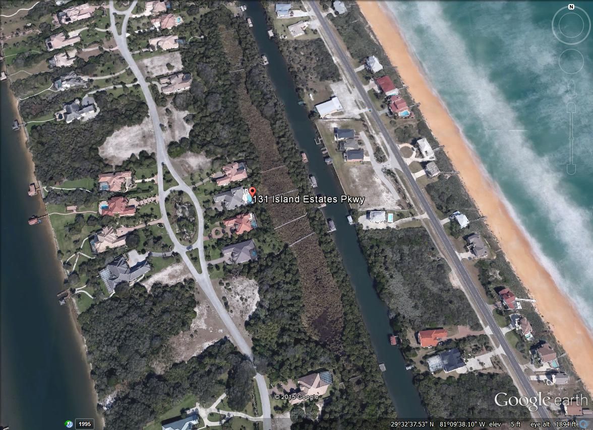131 Island Estates Pkwy - Palm Coast - Google Earth